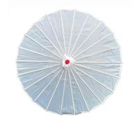HAJHI Decoration Parasols for Wedding Performance Japanese Umbrella Sunproof Fashion Show Chinese Umbrella Silk Fabric(70cm,White)