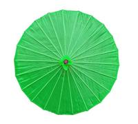 HAJHI Decoration Parasols for Wedding Performance Japanese Umbrella Sunproof Fashion Show Chinese Umbrella Silk Fabric(82cm,Green)