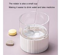 HAJHI Dustproof Pill Cutter 4-in-1 Storage Tablet Pill Crusher Fine Powder Portable for Travel Pill Splitter for Large Small Pills Sealed(Grey)