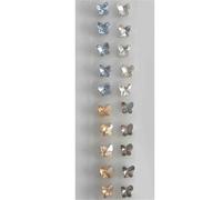 HAJHI Ear Acupuncture Artificial Crystal Decorative Ear Seeds Acupuncture Kit for Balance Wellness Self-Adhesive Pain-Free(C)
