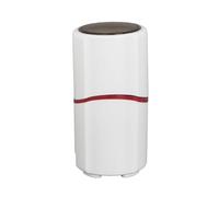 HAJHI Electric Pill Crusher Coffee Beans Portable Medicine Crusher Stainless Steel Pill Grinder Fine Powder for Herbs Grains Spices(White)
