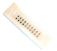 HAJHI Everyday Ear Seeds Acupuncture Kit Massage Magnetic Beads Disposable Ear Acupuncture Stress Relief Easy to Use(Black+Champagne - 20 pcs)