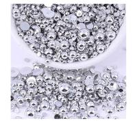 HAJHI Flatback Bedazzling Kit AB-Colour Resin Nail Charms for Handcrafting, Bedazzler Kit with Rhinestones DIY Shoes Cups Diamond Painting(12mm(1000pcs),A42)