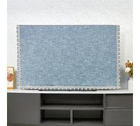 HAJHI Led Tv Cover Dustproof 24-86in Mounting Portable All-Inclusive Dustproof Sunscreen Tv Protection Film for Home Office Decoration(58in/132 * 79cm,B)