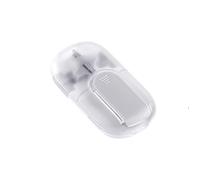 HAJHI Magnetic Storage Pill Splitter Adjustable Pill Cutter for Various Sizes Precise Pill Slicer with Brush Stainless Steel Blades(White)