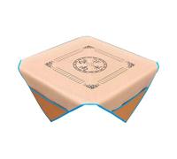 HAJHI Mahjong Mat with Pockets Dice Lightweight Portable Mahjong Table Cloth Silent Beginners Game Mat for Table for Gardens Outdoor(1.1m,A-Pattern)