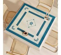 HAJHI Non-Slip Game Mat for Table Beginners Mahjong Mat Velvet Noise Reduction Mahjong Table Cloth Gifts for Card Board Game Enthusiasts(100cm,G)
