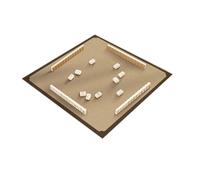 HAJHI Non-Slip Mahjong Mat for Table Chinese Style Square Velvet Mahjong Table Cloth Silent Non-Slip for Dominoes Board Games Poker(70x70cm,D)