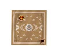 HAJHI Non-Slip Mahjong Mat for Table Chinese Style Square Velvet Mahjong Table Cloth Silent Non-Slip for Dominoes Board Games Poker(90x90cm,B)