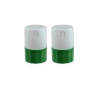 HAJHI Pill Crusher Fine Powder for Elderly Kid 4-in-1 Pill Cutter V-Bracket Pill Splitter Storage Daily Portable Dustproof for Business Trips(Green)