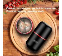 HAJHI Portable Electric Pill Crusher for Large Small Herbs Vitamins Pill Grinder Fine Powder for Patients Cooks Tablet Crusher for Spices Grains(White)