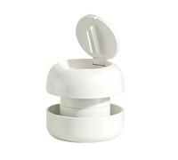 HAJHI Portable Pill Crusher Multi-Functional Pill Cutter for Different Sizes Pill Splitter Daily Dosage for Travel Business Trips Storage(White)