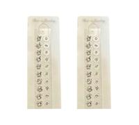 HAJHI Self-Care Ear Acupuncture Artificial Crystal Ear Seeds Acupuncture Kit Pressure Point Massage Fashionable for Shopping Daily(A-40pcs)