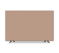 HAJHI Simple Modern Tv Cover Universal Stretch for 32-100in Led Curved/Flat Tv Dustproof Elasticated Non-Slip Home Decoration(40in【89cm*50cm】,Brown)