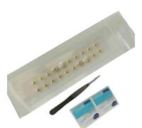 HAJHI Stress Relief Ear Seeds Acupuncture Kit 20pcs for Everyday Ear Acupuncture Magnetic Beads Massage for Insomnia Pain