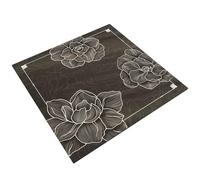 HAJHI Tea Rooms Game Mat for Table Rubber Non-Slip Mahjong Mat Quick-Drying Decorative for Poker Dominoes Thickened Silent Portable(100 * 100,H)