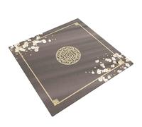 HAJHI Tea Rooms Game Mat for Table Rubber Non-Slip Mahjong Mat Quick-Drying Decorative for Poker Dominoes Thickened Silent Portable(100 * 100,D)