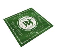 HAJHI Tea Rooms Game Mat for Table Rubber Non-Slip Mahjong Mat Quick-Drying Decorative for Poker Dominoes Thickened Silent Portable(100 * 100,G)