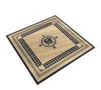 HAJHI Tea Rooms Game Mat for Table Rubber Non-Slip Mahjong Mat Quick-Drying Decorative for Poker Dominoes Thickened Silent Portable(100 * 100,B)