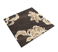 HAJHI Tea Rooms Game Mat for Table Rubber Non-Slip Mahjong Mat Quick-Drying Decorative for Poker Dominoes Thickened Silent Portable(100 * 100,I)