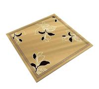 HAJHI Tea Rooms Game Mat for Table Rubber Non-Slip Mahjong Mat Quick-Drying Decorative for Poker Dominoes Thickened Silent Portable(100 * 100,C)