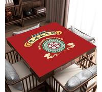 HAJHI Texas Hold'em Game Mat for Table Portable Storage Mahjong Mat Non-Slip Rubber Mahjong Table Cover Gift for Enthusiasts(K)