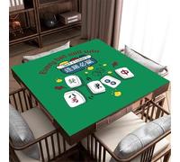 HAJHI Texas Hold'em Game Mat for Table Portable Storage Mahjong Mat Non-Slip Rubber Mahjong Table Cover Gift for Enthusiasts(D)