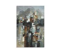 HAJIDEMA Candido Portinari Art poster Mountain Village Canvas Wall Art Prints Photo Picture Paintings Room Decor Home Decorative 16x24inch(40x60cm)
