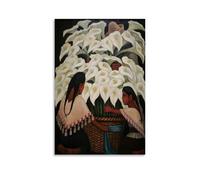 HAJIDEMA Diego Rivera Art poster Vendedora De Alcatraces Canvas Wall Art Picture Prints Hanging Photo Idea Decor Homes Artworks 24x36inch(60x90cm)
