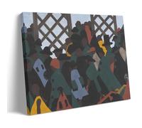 HAJIDEMA Jacob Lawrence Art Poster The Migration Series-northward Picture Print Canvas Wall Paint Arts Decor Modern Home Artworks Idea 12x18inch(30x45cm)