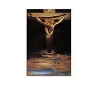 HAJIDEMA Salvador Dali Art Sport Christ of St John of The Cross Canvas Wall Art Prints Photo Picture Paintings Room Decor Home Decorative 08x12inch(20x30cm)