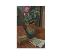 HAJIDEMA Vanessa Bell Art Poster still Life with Cyclamen Room Aesthetic Print Art Wall Painting Canvas Modern Bedroom Decor 16x24inch(40x60cm)