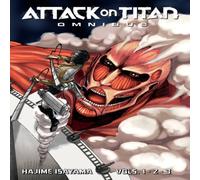 Hajime Isayama Attack on Titan Omnibus 1 (Vol. 1-3) Paperback Book Hajime Isayama Multicolor