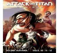 Hajime Isayama Attack on Titan Omnibus 4 (Vol. 10-12) Paperback Book Hajime Isayama Multicolor