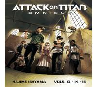 Hajime Isayama Attack on Titan Omnibus 5 (Vol. 13-15) Paperback Book Hajime Isayama Multicolor