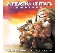 Hajime Isayama Attack on Titan Omnibus 8 (Vol. 22-24) Paperback Book Hajime Isayama Multicolor