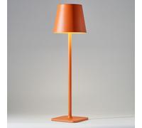 HAJINLU Cordless Table Lamp Battery Operated Rechargeable for Dinning Table Home Decor Bedside Nightstand Small Night Light (Orange)