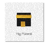 Hajj Mubarak, New Calligraphy Muslim Cards