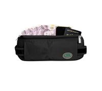 Hajj Safe Anti-Theft Waist Bag and Ihram Belt for Men, Hajj & Umrah Bag - Secure Travel Money Belt with Steel Wire Reinforcement for Pilgrims (Black)