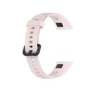 HAJMGUMC Soft Sports Silicone Strap Replacement Watch Band Fit For HUAWEI Band 4 ADS-B29 / Fit For Honor Band 5i ADS-B19(Pink)