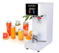 HajMyrdonyx 180W Commercial Can Sealer, Soda Can Sealer Machine with Smart Counter & LED Display, 5.5cm Dia & 14-21cm Height Semi Automatic Can Sealers for Aluminum and Plastic Cans White