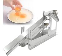 HajMyrdonyx 304 Stainless Steel Liquid Separation Machine, 500-800 Pcs/H Egg Liquid Filter, Commercial Chicken Yolk Protein Separator, Adjustable Height Quick Batch Separator