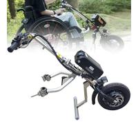 HajMyrdonyx 500w Wheelchair Pull Device, Handcycle Wheelchair Attachment w/3 Speeds/with Front Light + Shock Absorber System + Trumpet LCD Display, 20-26Mm Wheelchair Pulling Devices A