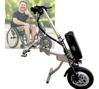 HajMyrdonyx 500w Wheelchair Pull Device Wheelchair Pull Device, Handcycle Wheelchair Attachment 3 Speeds Adjustable, LCD Display, 20-26Mm Wheelchair Pulling Devices B