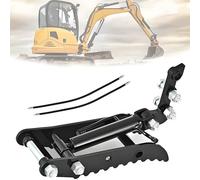 HajMyrdonyx Attachments Hydraulic Thumb Clip Attachment, Thumb Clip for Mini Excavators,Small Diggers Attachment, for Mini Excavators Digger Machinery Machine Track Crawler Threeholethumbclip