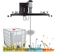 HajMyrdonyx IBC Paint Mixer - 980w Electric Tank Mixing Machine, Paint Stirring Machine Bracket Agitator Paint Mix Tool Commercial 1 Ton Paint Stirring Machine,Speed Adjustment from 0-3000 RPM C