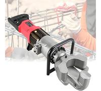 HajMyrdonyx Portable Rebar Bending Machine 1100W Electric Hydraulic Rebar Bender 4-22mm Rebar Bending Angle 0-90 Degrees with Positioning Bolt, Fast Bending or Straightening