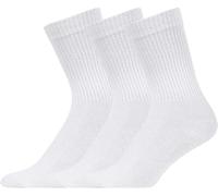 HAJRA® 3 pairs Men's Sports Socks Multi Purpose sports Socks in White Color, hiking, jogging and varied sports activities, Breathable Comfortable Cotton rich sports Socks UK 6-11