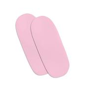 Hajran Linen - 100% Pure Cotton Pack of 2 Moses Basket Fitted Sheets | High Thread Count Fabric, Soft & Durable (Pink, 73-76 x 28-30 cm)