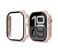 HAJSLU 2-Pack Apple Watch Series 10 Series 11 Case 42mm - Hard PC Full-Frame Protective Cover, Scratch-Resistant Bumper and Shock-Absorbing Design for iWatch S10 S11, Sakura Pink
